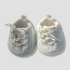 Vintage Build-A-Bear Collectible Sneakers Faux Leather Lace-Up Rubber White OS